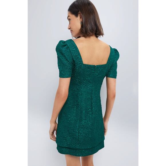 HYACINTH HOUSE Emerald Green Juliana Mini Dress Size M NWT - Picture 2 of 8